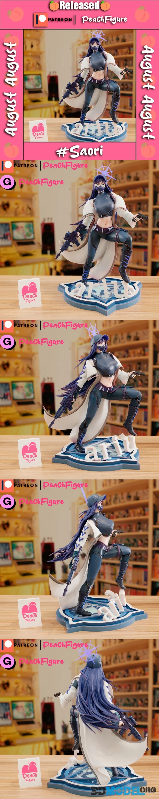 Peach Figure - Saori Blue Archive – Printable