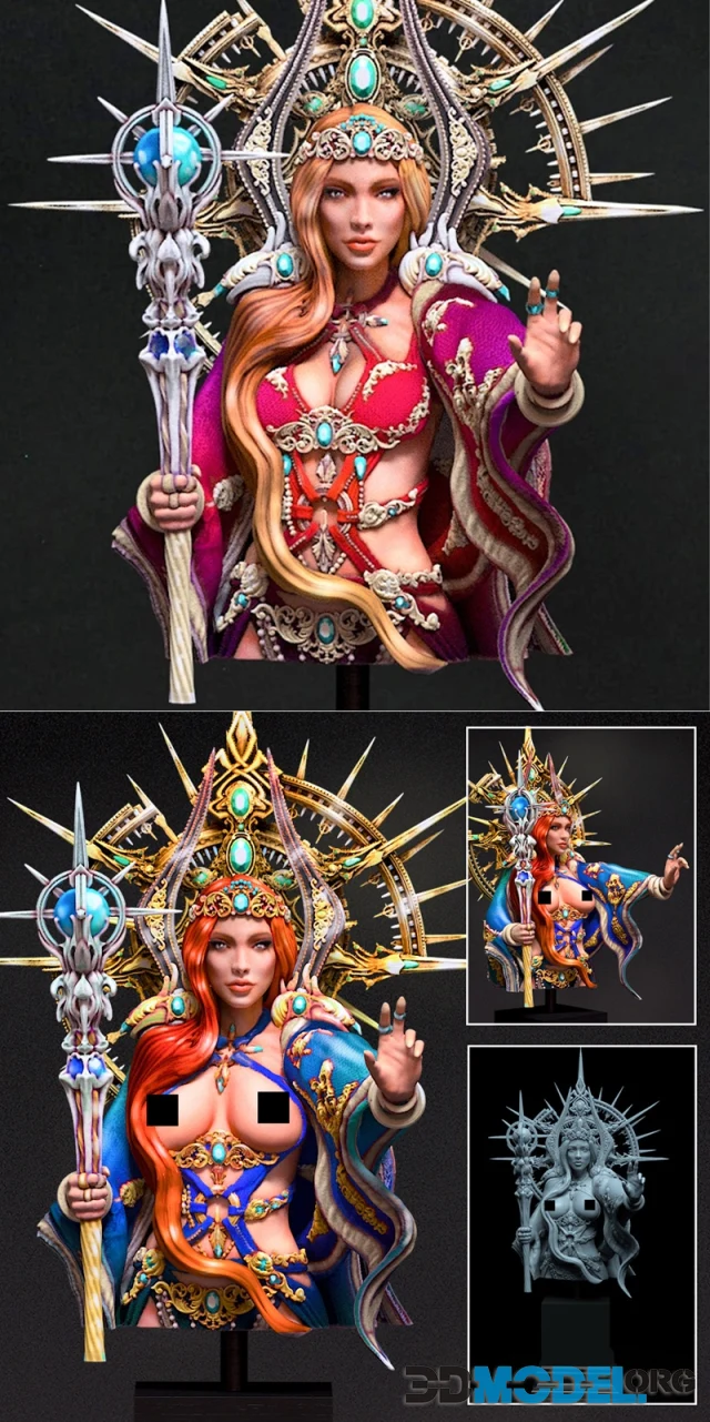Printomancer - Cleric Bust – Printable