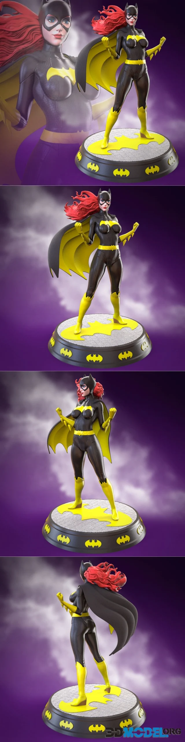 Batgirl Standing – Printable