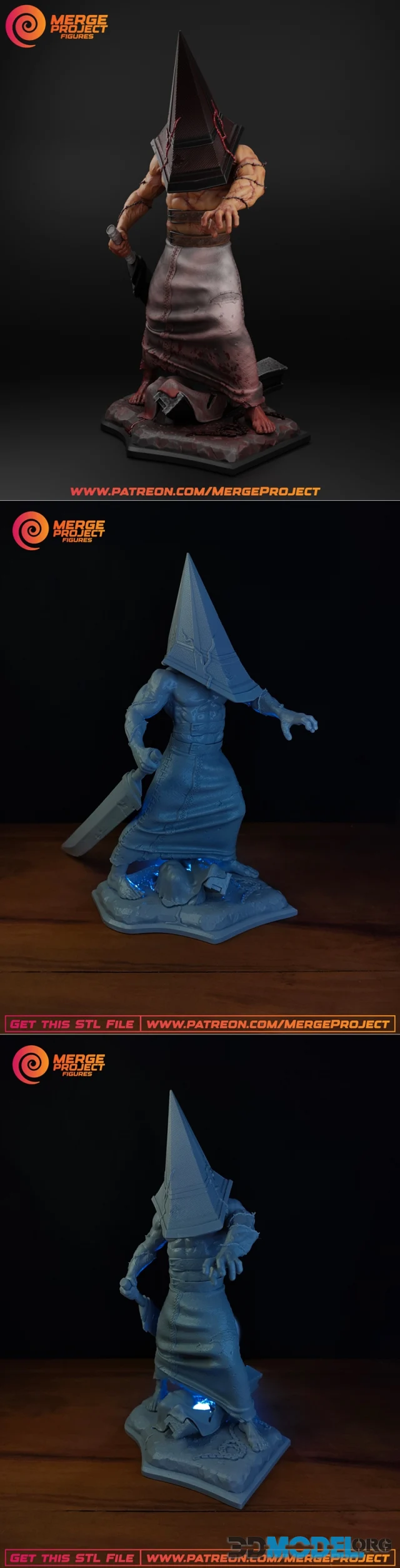 Merge Project Figures - Pyramid Head – Printable