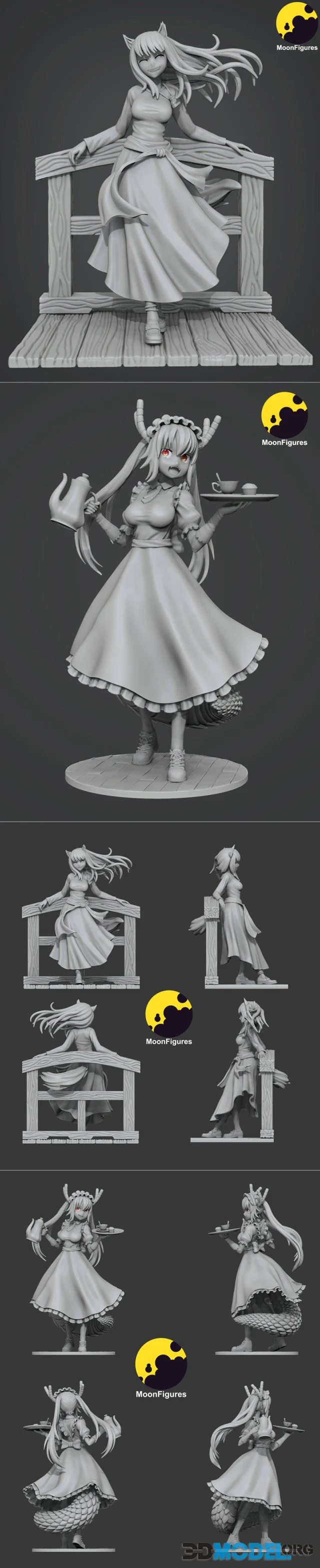 Moon Figurine - Tohru and Holo – Printable