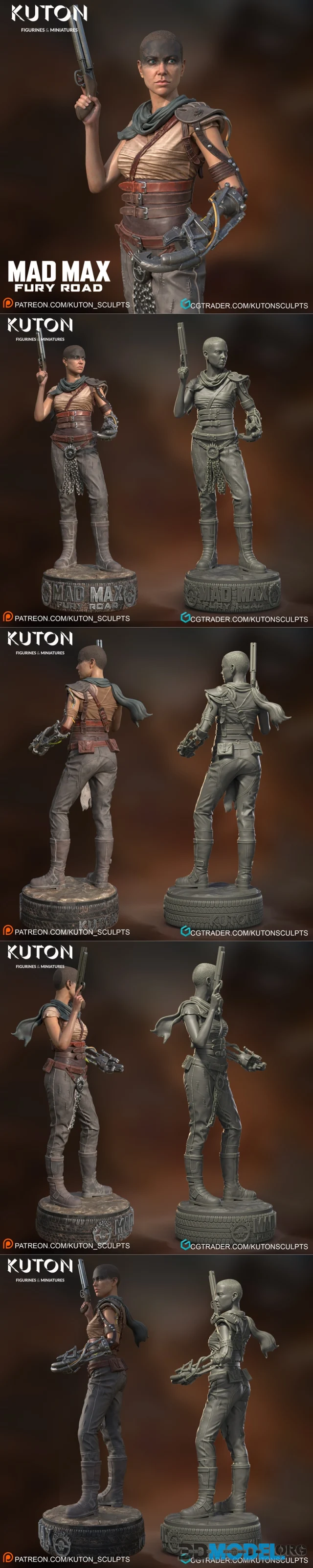 Kuton Figurines - Furiosa – Printable