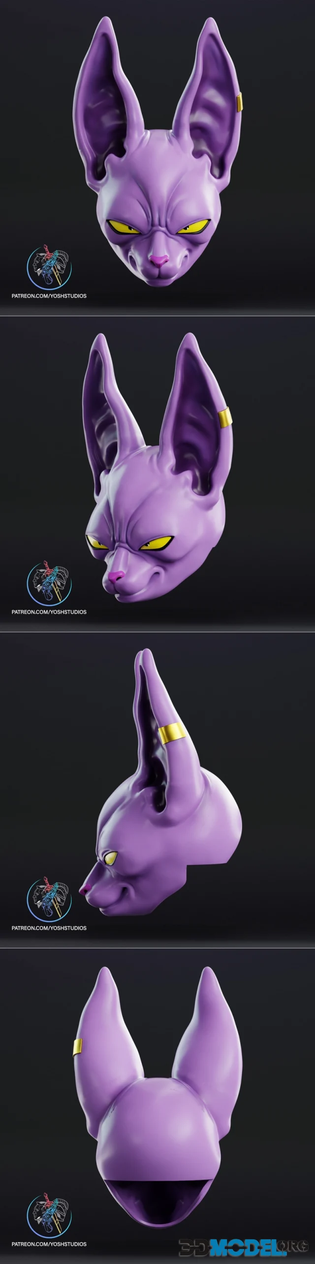 Beerus Mask – Printable
