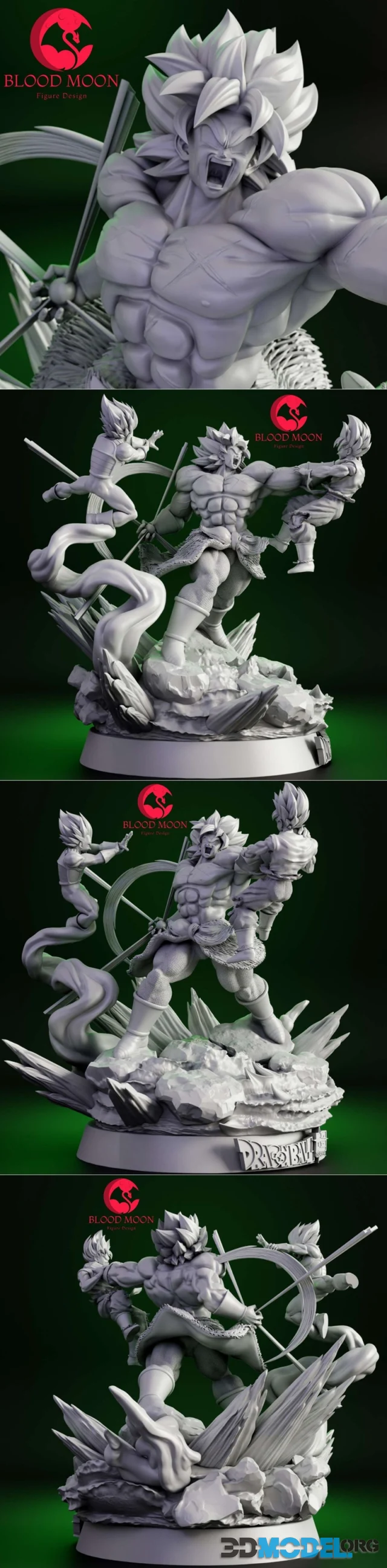 Blood Moon - Broly Diorama – Printable