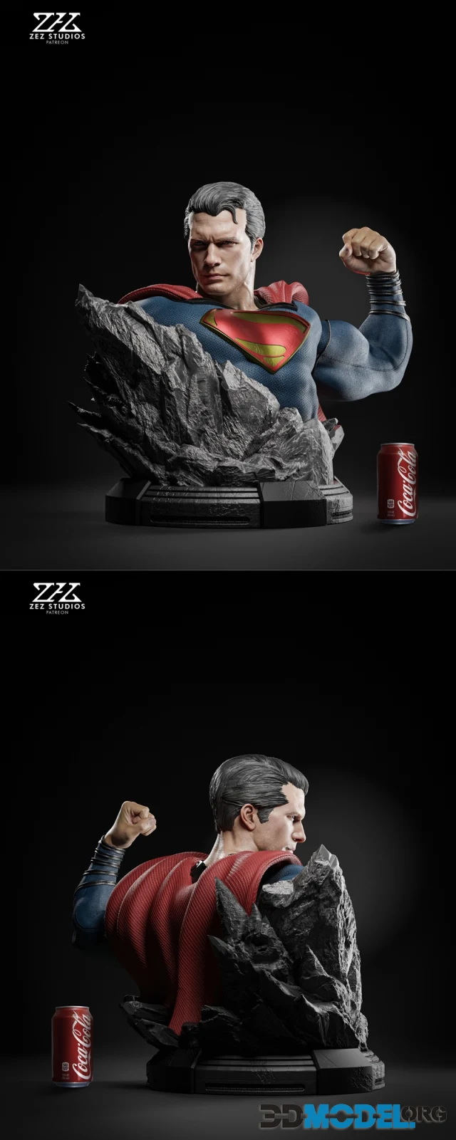 ZEZ Studios - Superman Bust – Printable