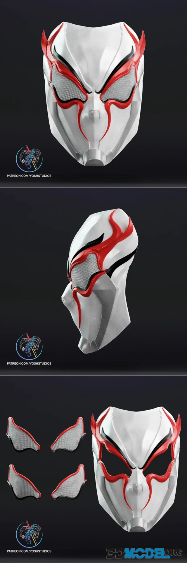 Sengoku White 2099 Mask – Printable