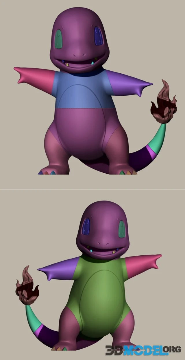 Charmander Statue – Printable