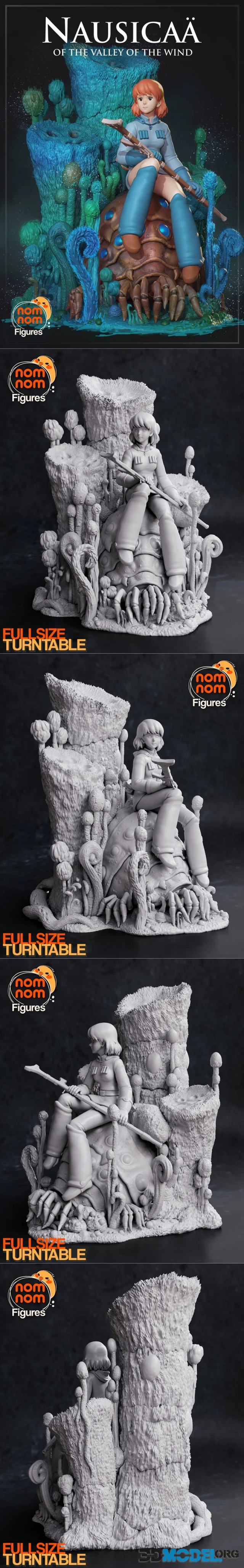 Nomnom Figures - Nausica form the Valley of the Wind – Printable