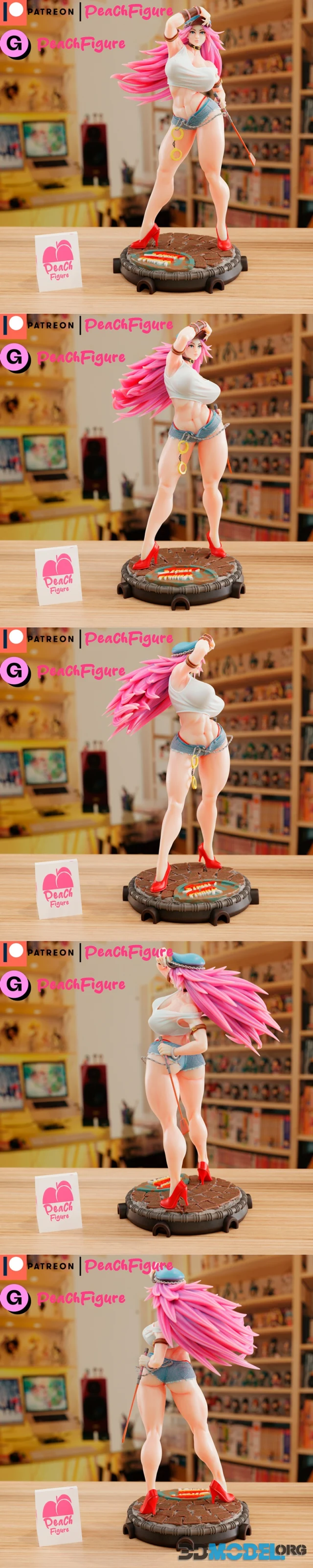 Peach Figure - Poison Street Fighter – Printable