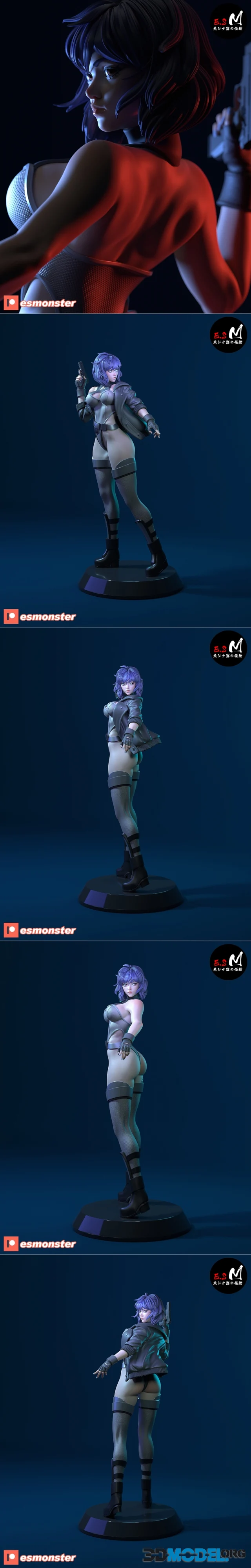 E.S Monster - Motoko Kusanagi – Printable