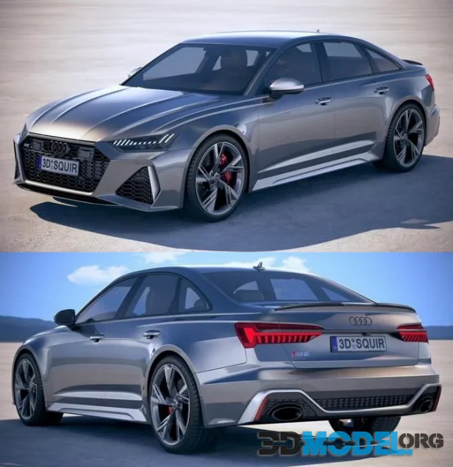 3D Model – Audi RS6 Sedan 2020