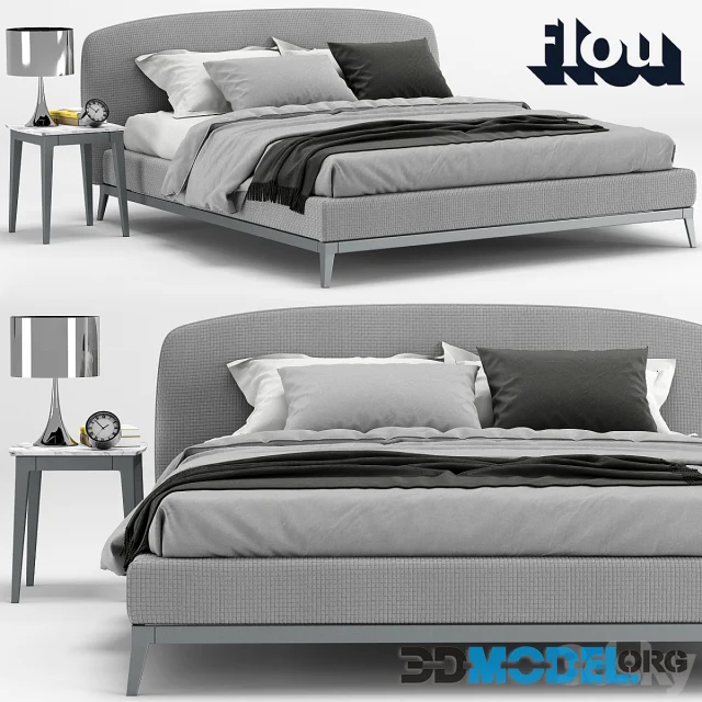 Bed Olivier by Flou