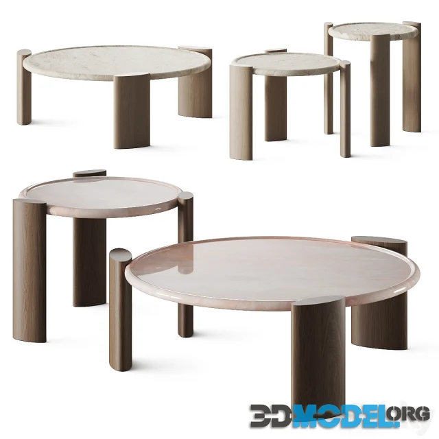 3D Model – Christophe De Sousa Colonna Coffee Tables