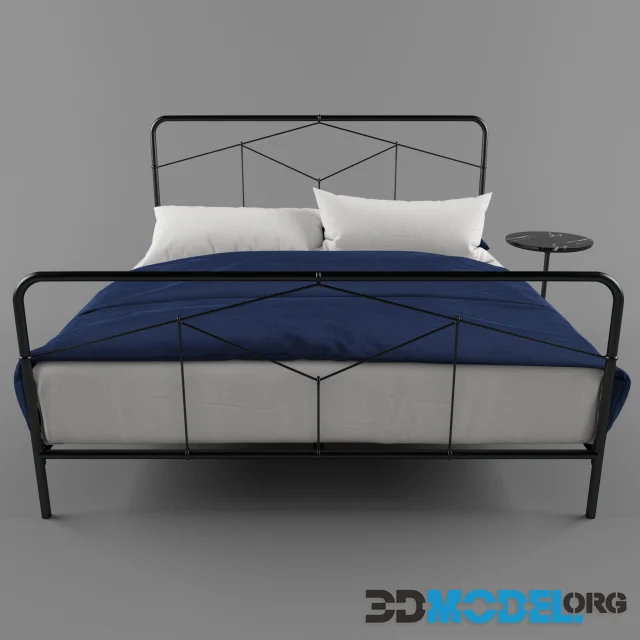 Crate & Barrel Casey Iron Bed