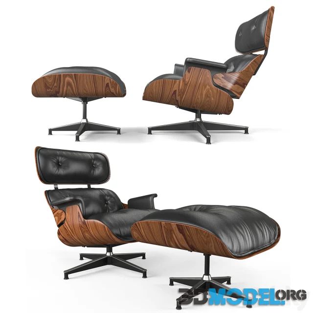 eames lounge chair & ottoman