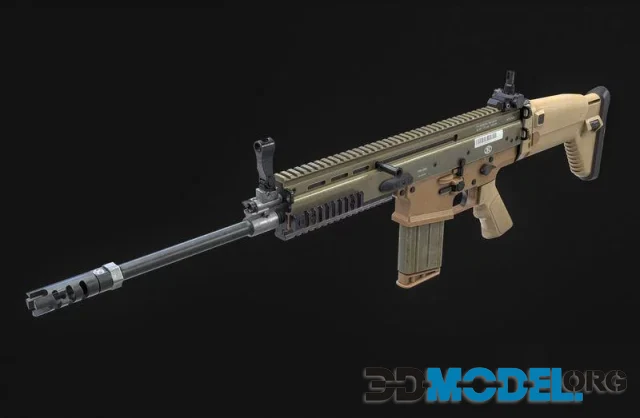FN scar 17 Assault Rifle (PBR)
