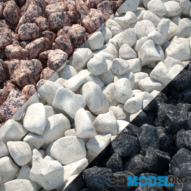 Gravel Red Granite Limestone Basalt