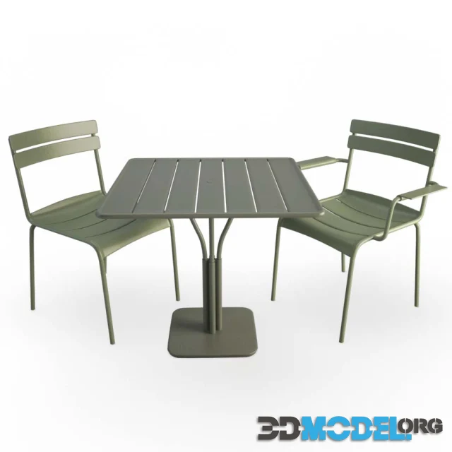 Luxembourg Metallic Table and Chairs