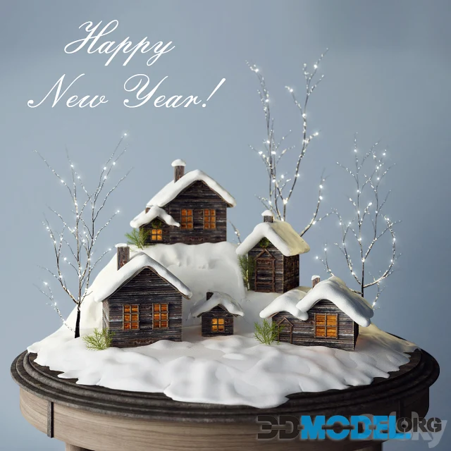 New Year composition