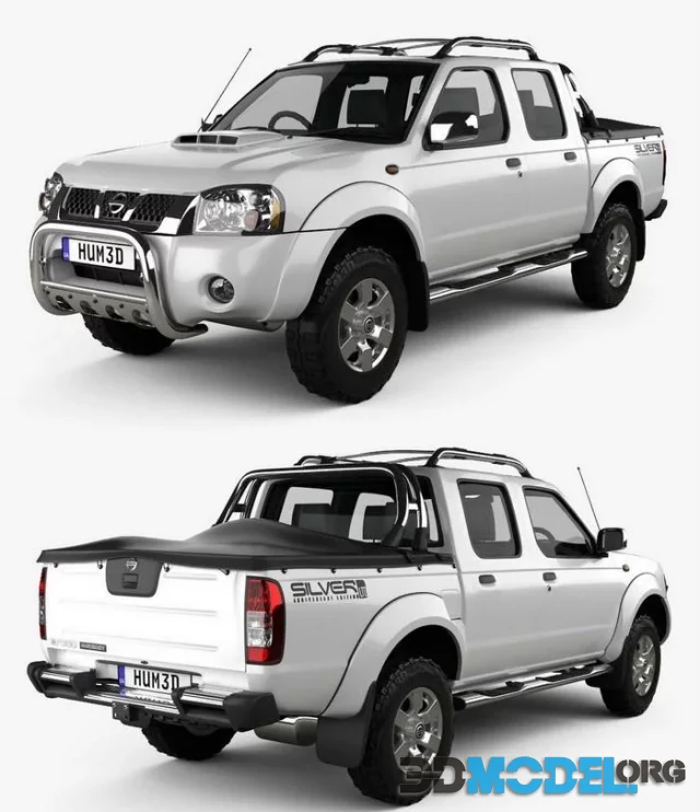 Nissan Navara Double Cab Hardbody Silver 2013