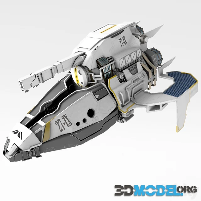 3D Model – Spaceship