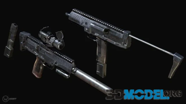 SPW Submachine gun (PBR)