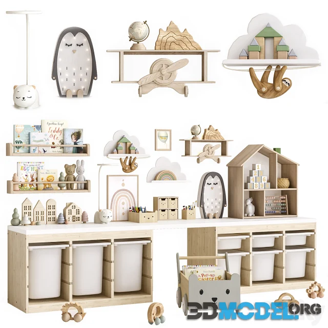 Toys decor and furniture for nursery 1