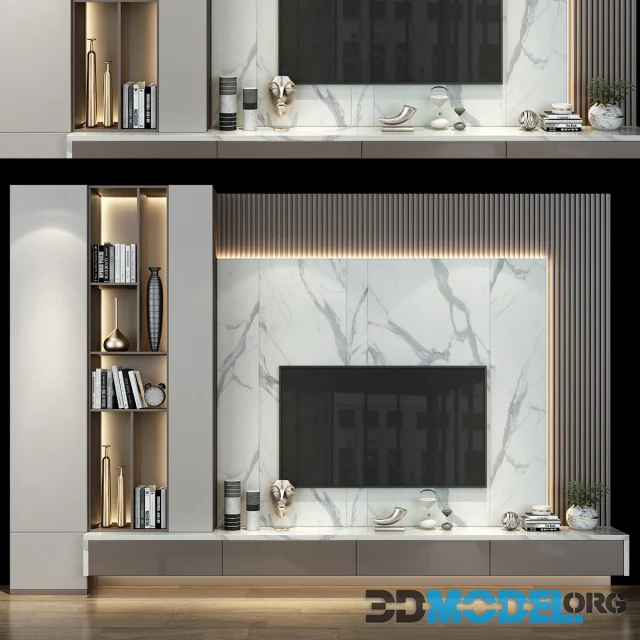 TV Wall set 0158