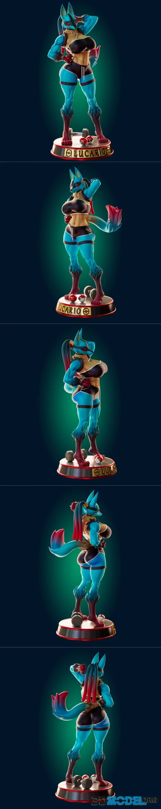Lucario – Printable