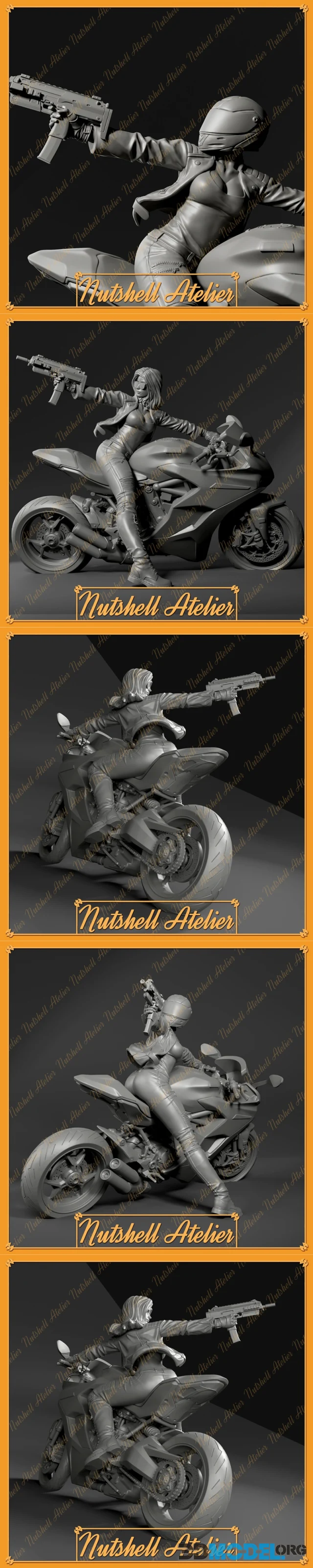 Nutshell Atelier - Biker Girl – Printable