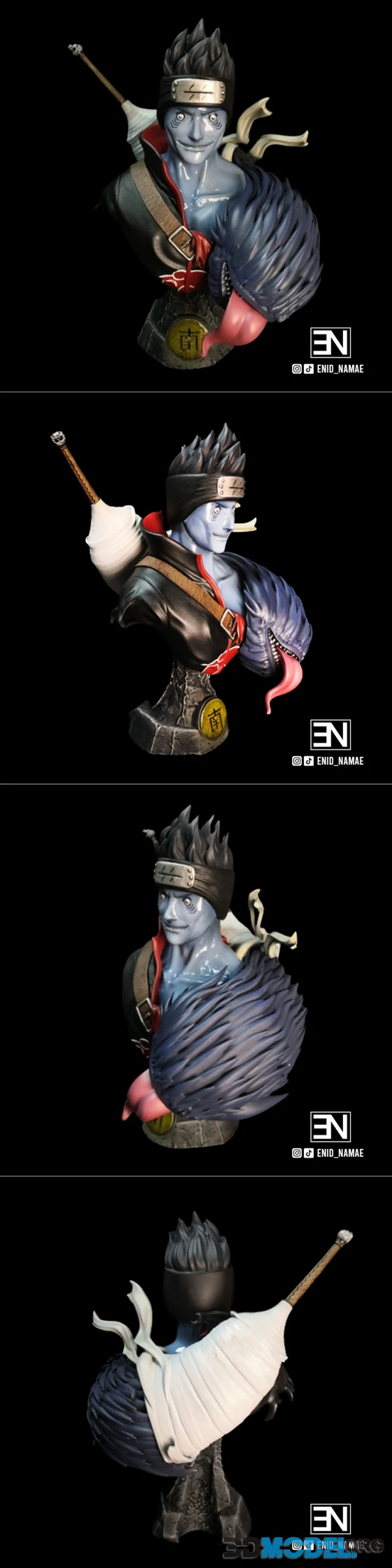 Kisame Hoshigaki Bust – Printable
