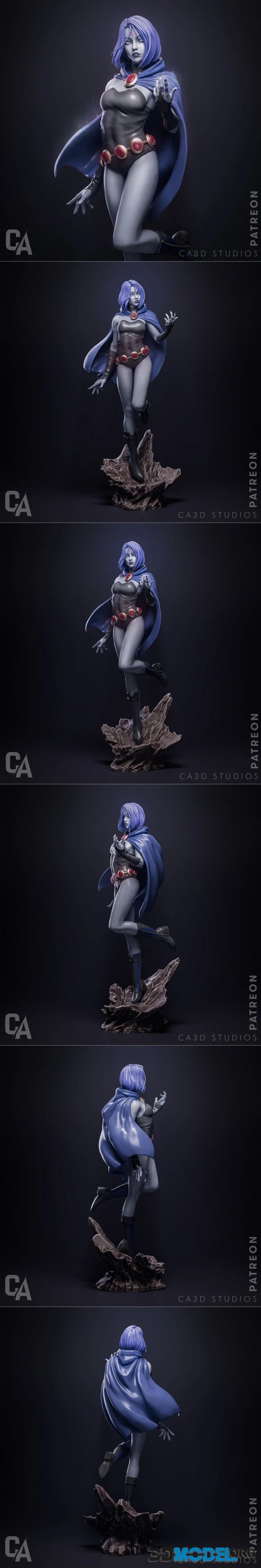 Ca 3d Studios - Raven – Printable
