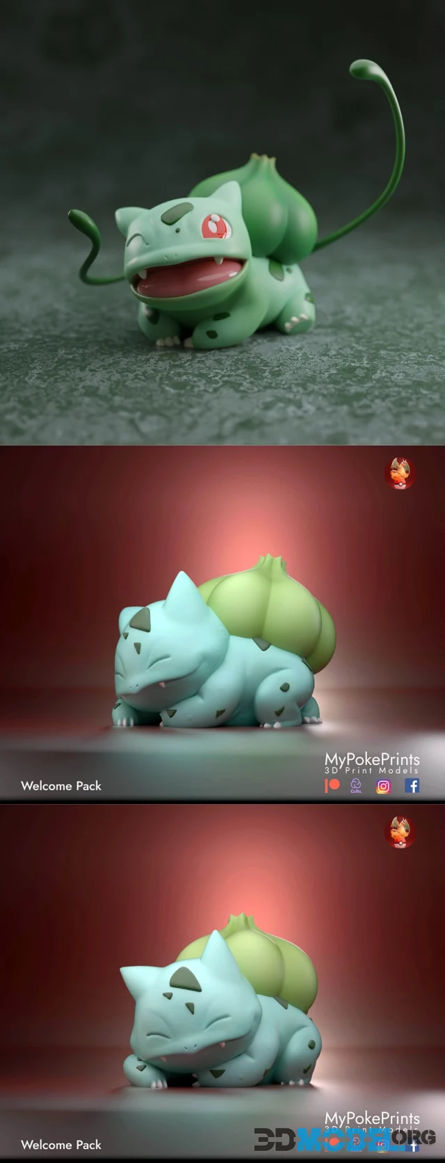 MyPokePrints - Bulbasaur 1-2 – Printable