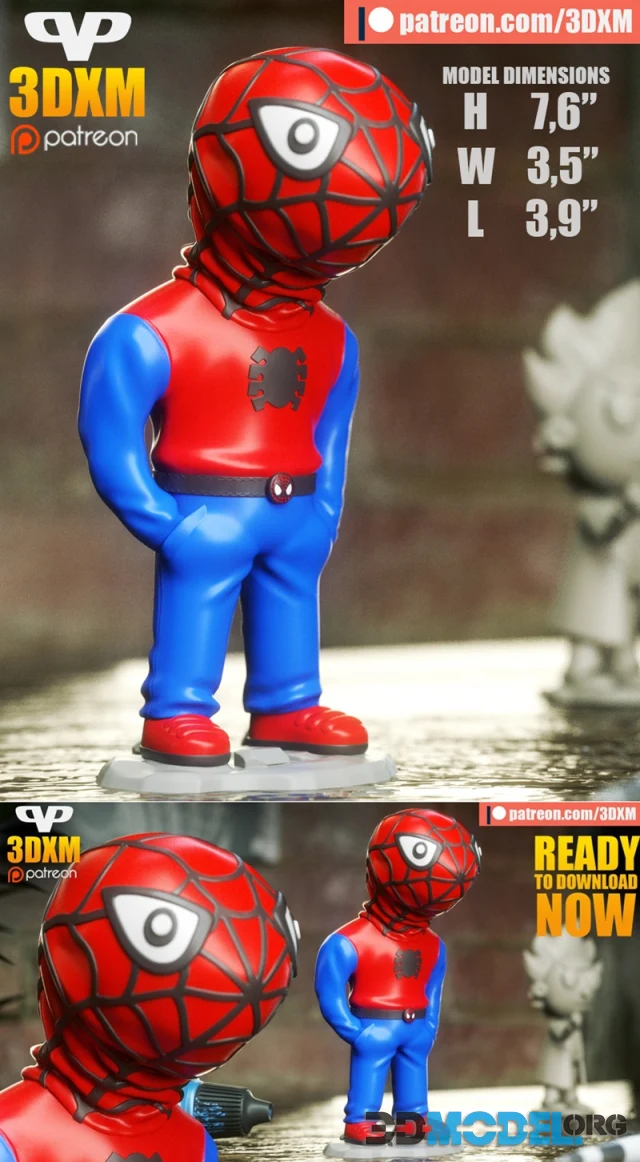 Spoderman Chibi – Printable