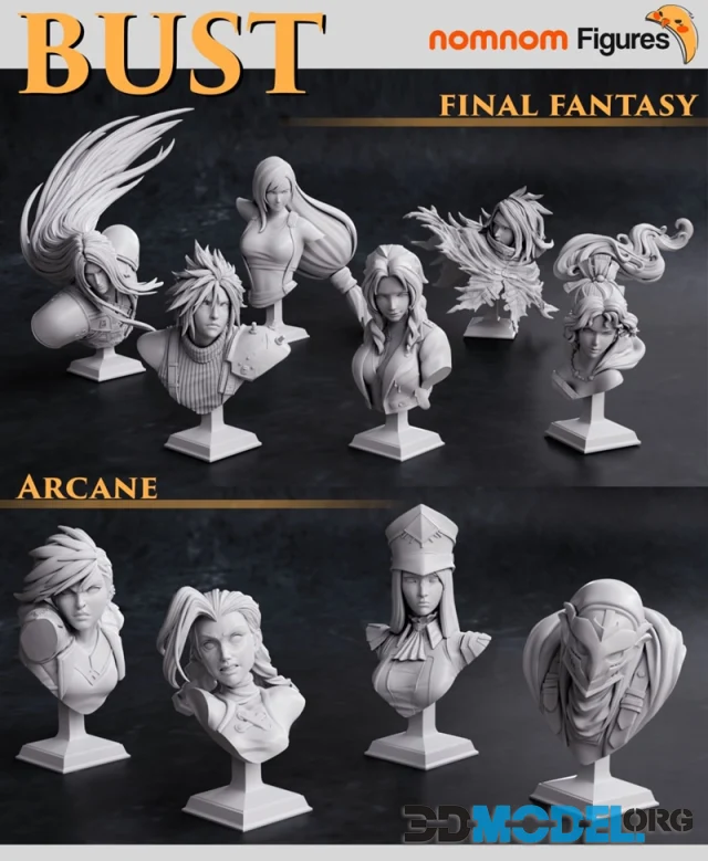 Nomnom Figures - More BUST models – Printable
