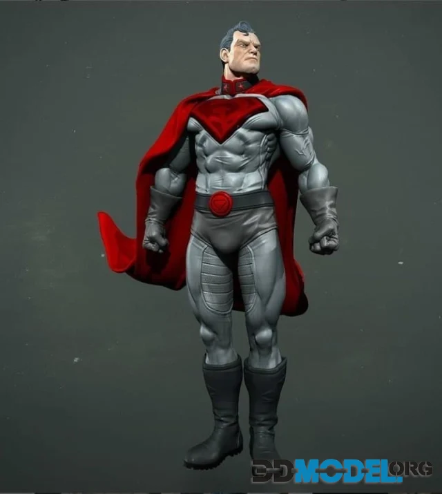 Red Superman – Printable