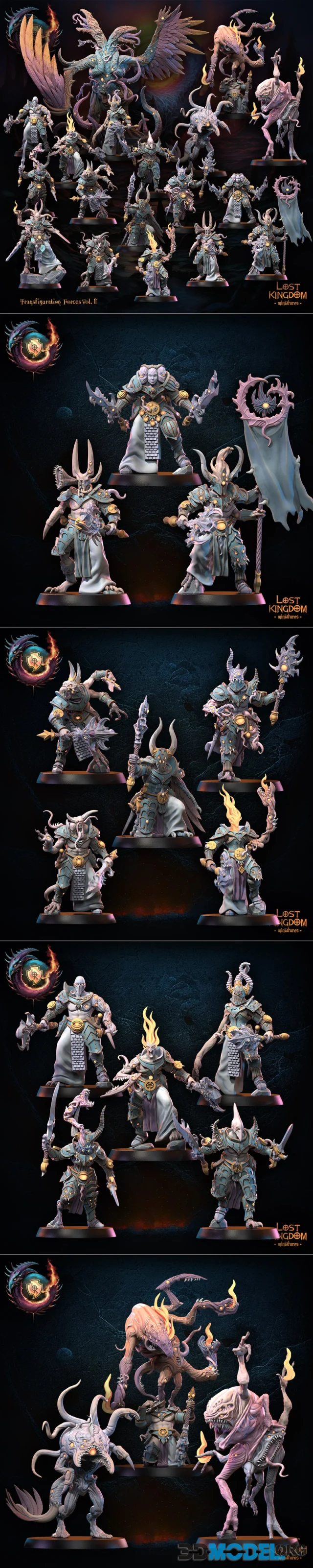 Lost Kingdom Miniatures - Transfiguration Forces Vol 2 September 2023 – Printable