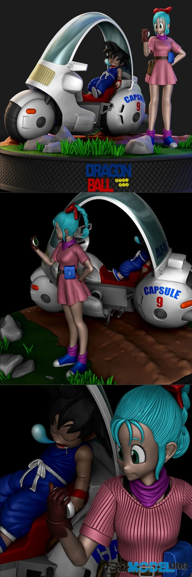 Goku and Bulma - Dragon Ball – Printable