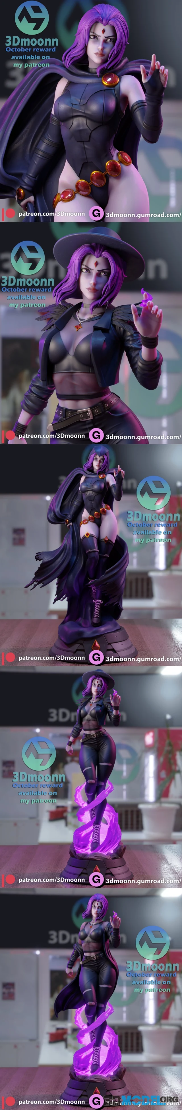 3Dmoonn - Raven – Printable