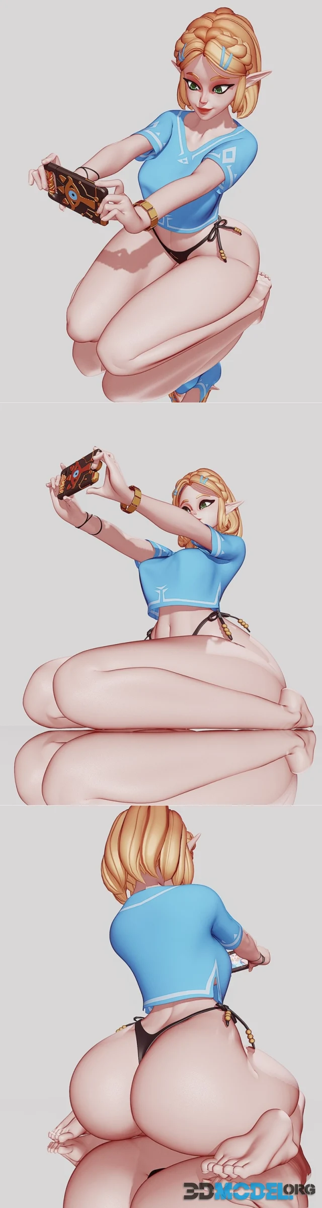 Rushzilla - Zelda Selfie – Printable