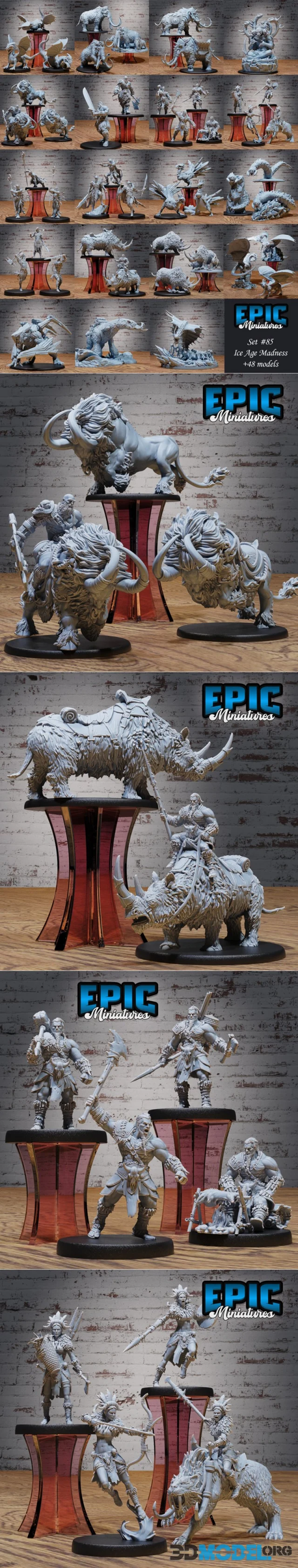 Epic Miniatures - Ice Age Madness – Printable