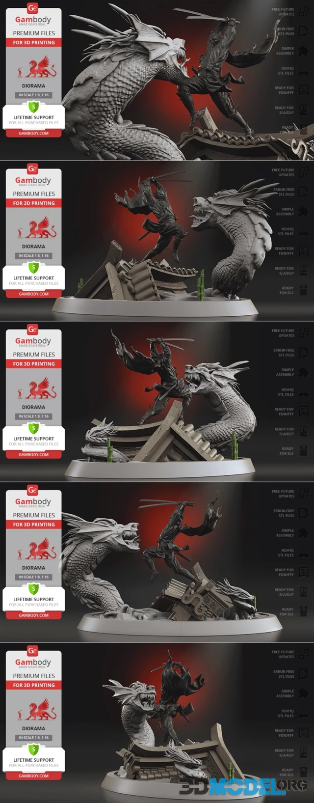 Gambody - Batman Ninja vs Joker Dragon – Printable