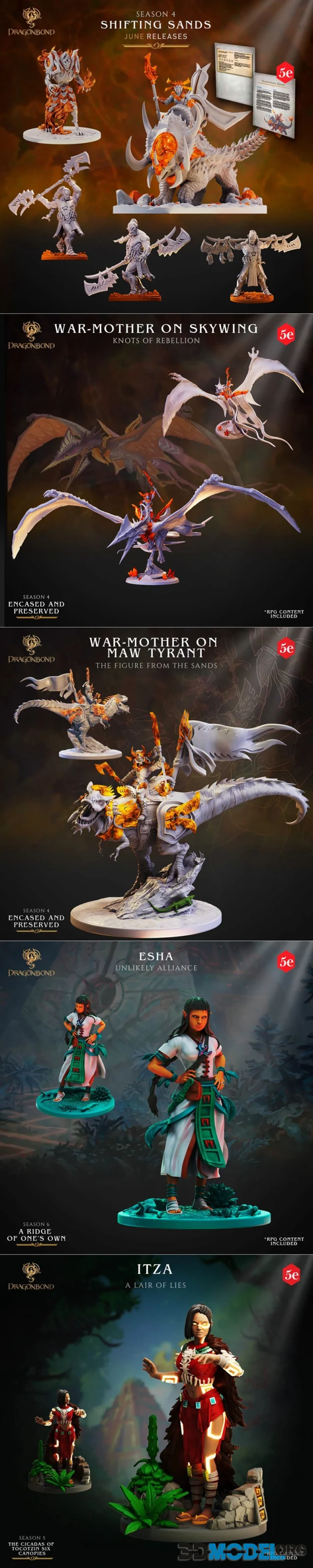 Draco Studios - Dragonbond Pack – Printable