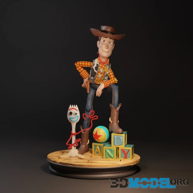 Woody And Forky – Printable