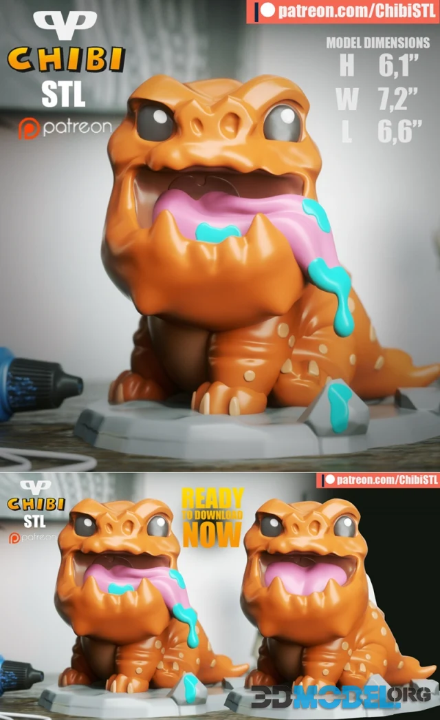 Baby Rancor Chibi – Printable