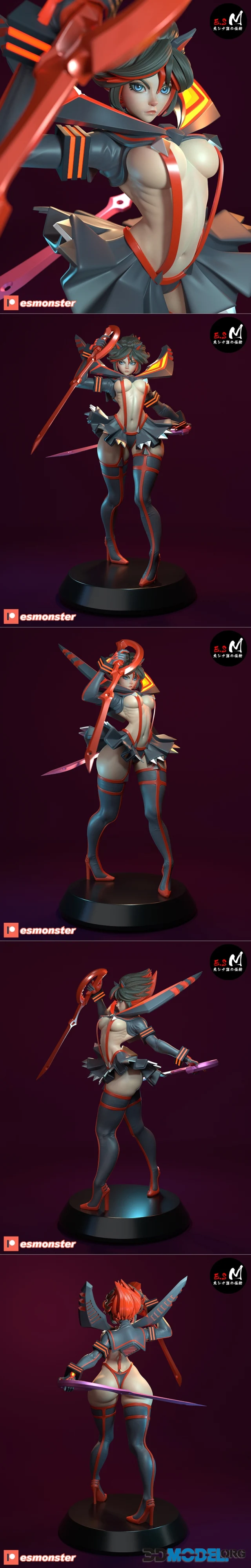 E.S Monster - Ryuko – Printable