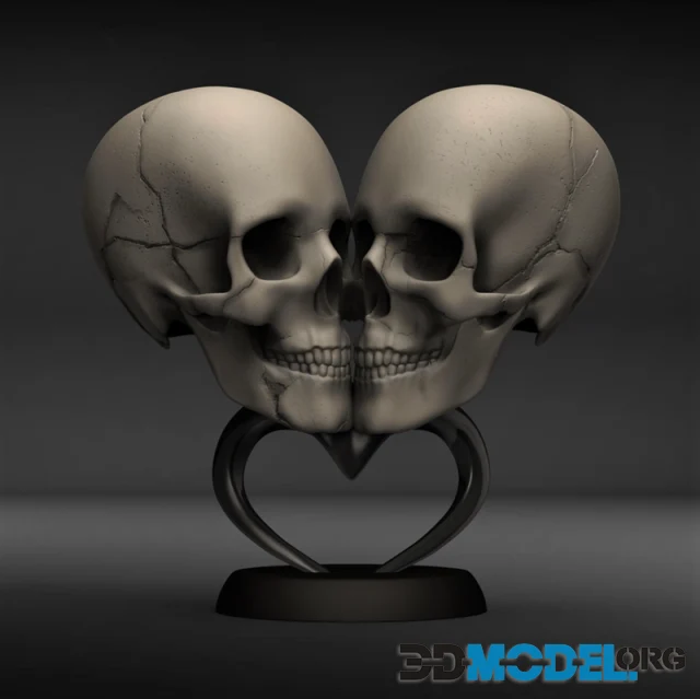 Love Death - Skull Decor – Printable