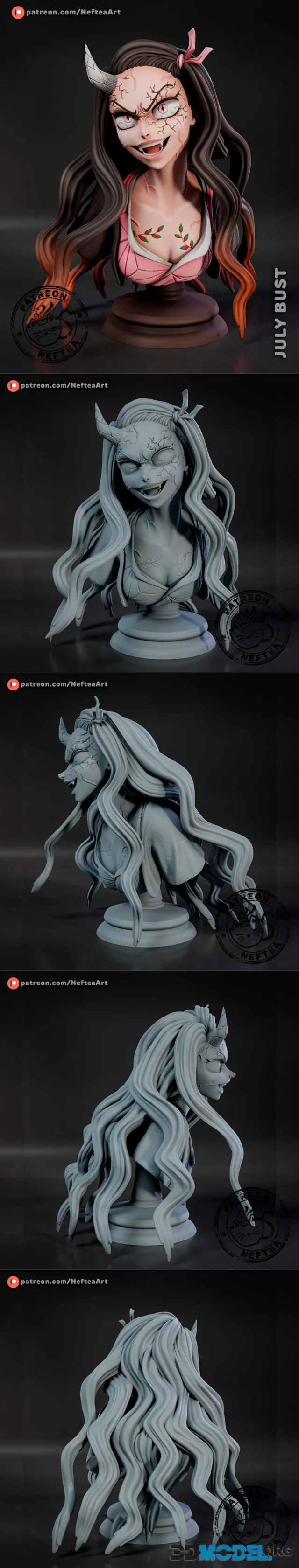 Nezuko Bust – Printable