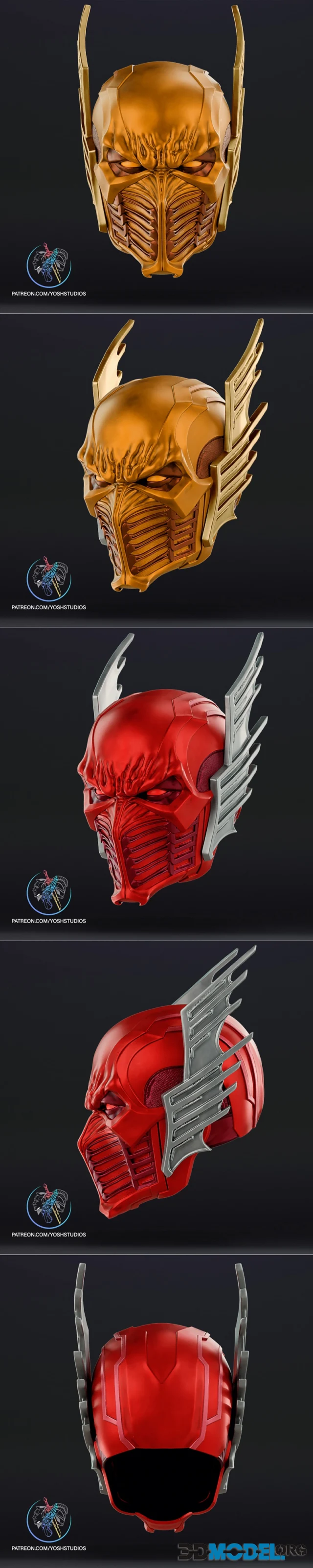 Red Death Helmet – Printable