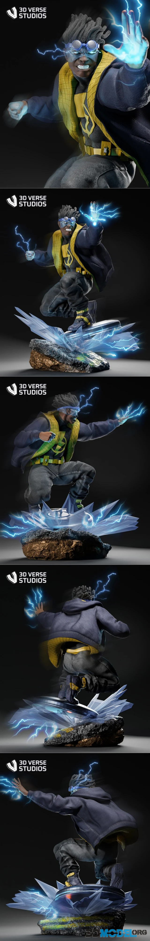 3d Verse Studios - Static Shock – Printable